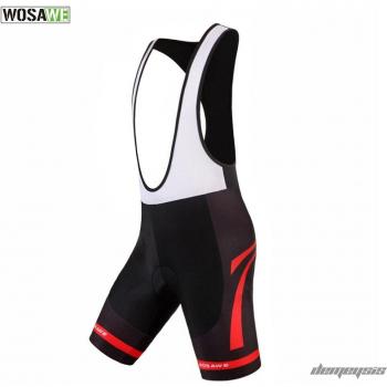 Cuissard rembourré WOSAWE pour cyclistes hommes