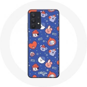 BTS Bangtan Sonyeondan BT21 Case for Samsung Galaxy A32 5G Christmas 2024