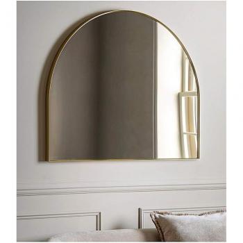 Lisbon Gold Arch Overmantle Mirror