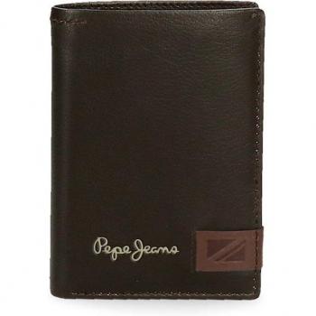 Cartera Pepe Jeans para hombre con monedero marrón