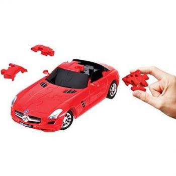 Puzzling Mercedes SLS AMG – 3D Baugeschenk, Rot