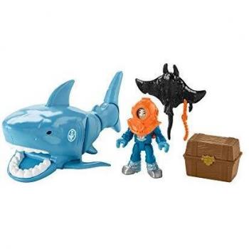 Juguete de Tiburón y Buzo Imaginext