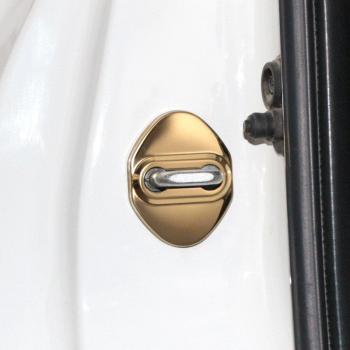 4Pcs Stainless Steel Car Door Lock Accessories for Toyota TRD CHR Corolla Ralink Camry Highlander