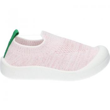 Zapatos Kickers KICK EASY, modelo 878463-10, rosa y blancos, para niñas y niños, talla 33
