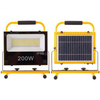 Proyector LED Solar 200W con Batería de 7,2V/18000mAh