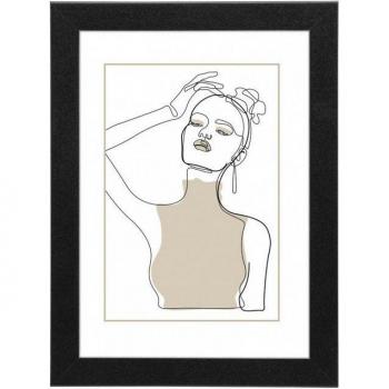 Cadre de portrait « Copenhague », couleur noire, 15 × 20 cm