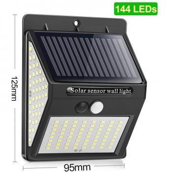 Lámpara Solar 100LED con Sensor PIR