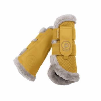 Eskadron Gamaschen MESH FAUX FUR Platinum'25 Goldgelb S