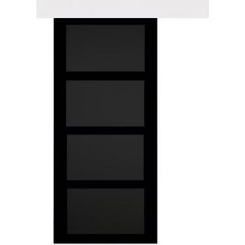 Porte Coulissante Design Telia Noir H204 L83