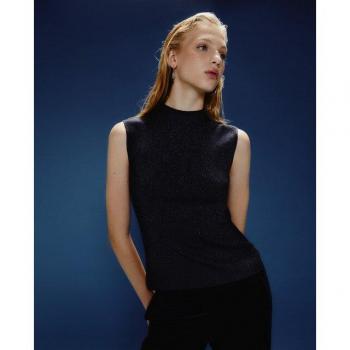 Dorado Lurex Suéter Easy Wear