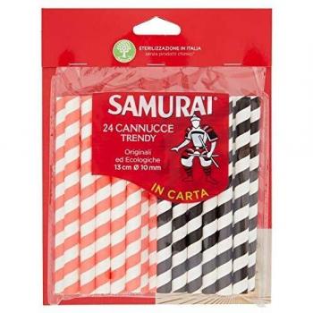 Samurai 24 Cannucce di Carta 13CM