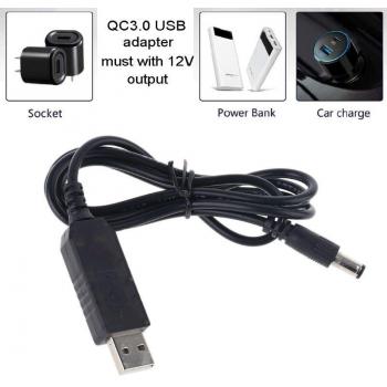 Universal USB QC 3.0 to DC Power Cable for Speakers and Fans