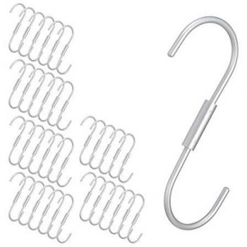 Appendiabiti in Alluminio Argento 36 pezzi