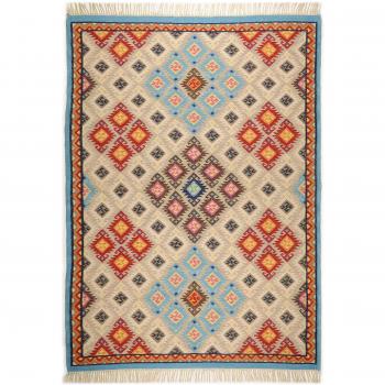 Wollteppich THEKO Kelim Royal 2 – Multicolor, 160 × 230 cm