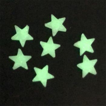 Leuchtende Sterne und Mond für Bastelprojekte