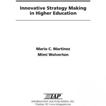 Innovative Strategy Making in Higher Education