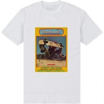 Skateboard Magazine XL T-Shirt in Wit, Uniseks