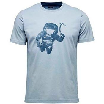 Tee-shirt Black Diamond M SS Spaceshot pour Homme L Bleu