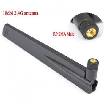 Antena Doble LTE 3G 4G WIFI 18dBi con Conector SMA