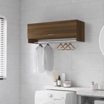 Compact Brown Oak Bedroom Closet – 100×32.5×35 cm (Vidaxl)