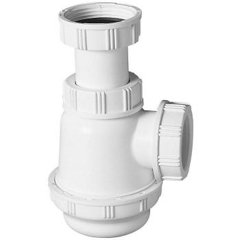 Siphon de lavabo réglable D32 culot court Wirquin