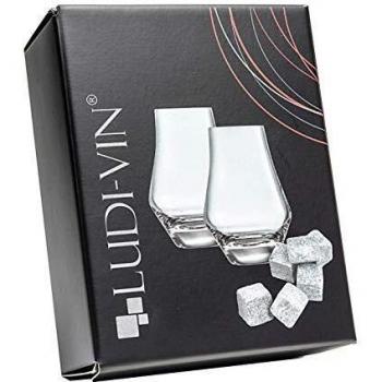Kit Club Whisky – 2 verres + 6 pierres