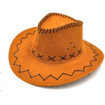 Haut de Casque Cowgirl Large Bord Halloween