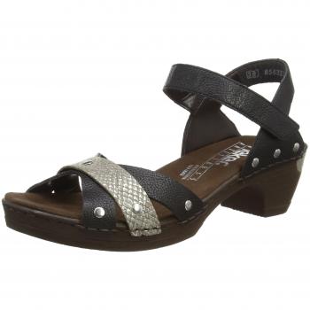 Rieker 66888 Damen Sandalen, Schwarz, Größe 42 EU