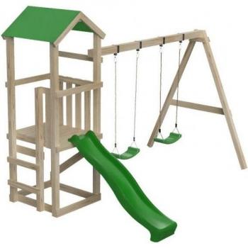 Parque Infantil Masgames Carlit M con Techo de Lona y Columpio