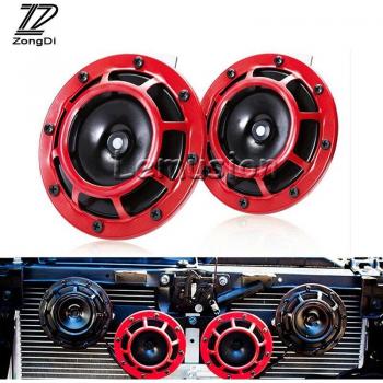 Juego de claxon rojo para vehículos, 1 par, adecuado para Mercedes Benz W203 W204 W211, Volvo S60 XC90 XC60 S80 y Subaru Forester XV