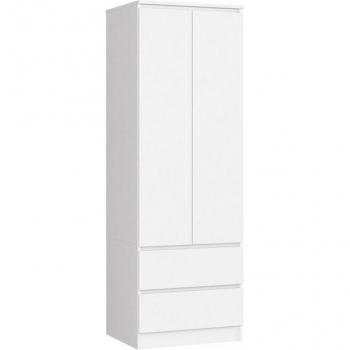 Home Collective Moderner Schrank mit Kleiderstange und Regal