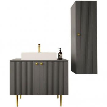 P105 Bagno Merced Set Grigio