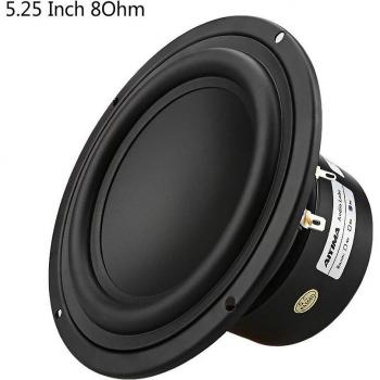 Haut-parleur de caisson de basses AIYIMA 5,25 pouces, 8 Ohm, 40W