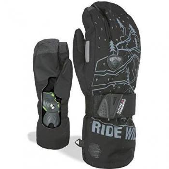 Level HANDSCHUH Fly Trigger Schwarz wasserfest atmungsaktiv wärmend (8,5)