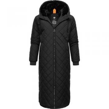Stylischer Steppmantel Niran von Ragwear in Schwarz, Größe M