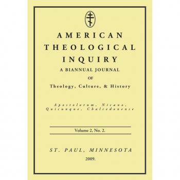 Vitalsource Technologies, Inc. American Theological Inquiry, Volume Two, Issue Two