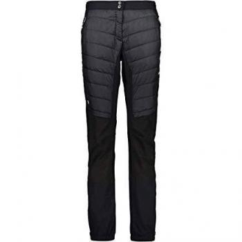 CMP Women's Black Outdoor Pants with U Protection and Water Repellent, Size XL