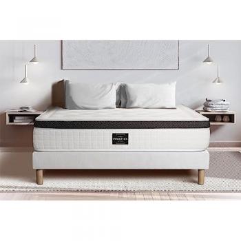 Ensemble Privilège 140 × 190 cm – Sommiers Kit Blanc