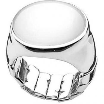 KLiNGEL Damen-Ring „Glänzende Perle“ (Weiß)