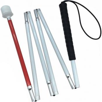 Canne blanche pour aveugles 125-155 cm avec poignée ergonomique