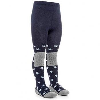 LaLoona Anti-Rutsch Strumpfhose Sterne Marine