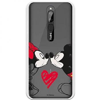 Custodia Trasparente Disney Xiaomi Redmi 8 con Topolino e Minnie