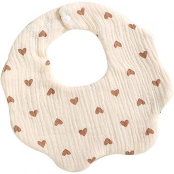 360° Draaibare Hartjes Burp Doek Baby