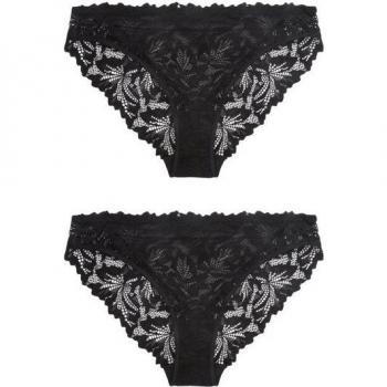 Next 2er-Pack Hochgeschnittene Spitzenslips