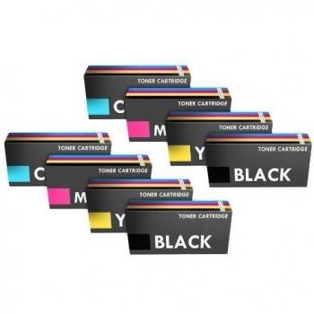 Cartuchos Q3960A-Q3963A Prestige: Pack 8 para HP Laserjet 2850/2500/1500 (Tricolor y Negro)