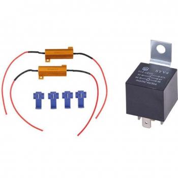 Bombillas LED Dual + Repetidor Relé 12 V 30 A para Automóviles