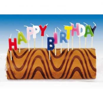 Candela di Auguri: Set Cromatico per Torte