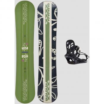K2 Kandi + YOU+H Schwarz M 2025 Snowboard-Ausrüstung