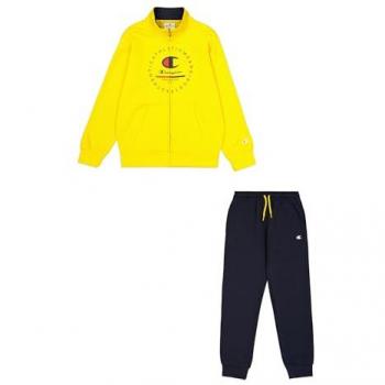 Conjunto Champion Sudadera y Pantalón Amarillo para Niños