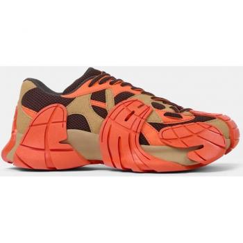 CAMPERLAB Tormenta Calzature Unisex Marrone Beige Arancione 45 Tessuto di Cotone